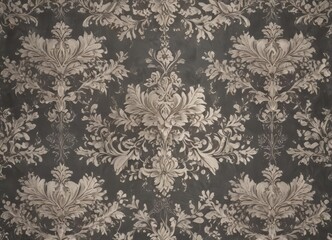 Subtle damask pattern with delicate floral motifs, sophisticated texture  ,  elegant pattern, background, classic