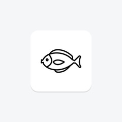 Surgeonfish, vector, pixel perfect, illustrator file