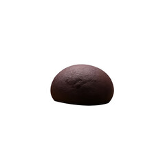 Fototapeta premium A 3D rendering of a dark brown object