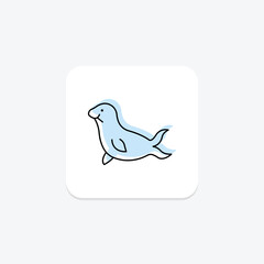 Seal, vector, pixel perfect, illustrator file