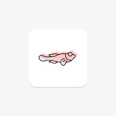 Blenny, vector, pixel perfect, illustrator file