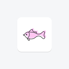 Lanternfish, vector, pixel perfect, illustrator file