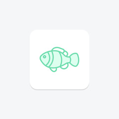 Clownfish, vector, pixel perfect, illustrator file