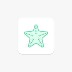 Obraz premium Starfish, vector, pixel perfect, illustrator file