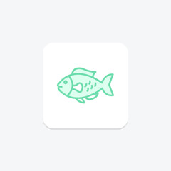 Parrotfish, vector, pixel perfect, illustrator file