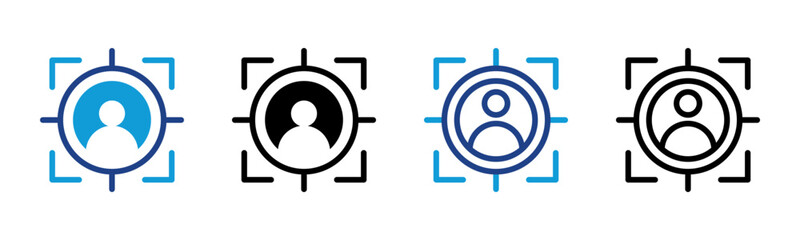 Target icon sheet multiple style collection