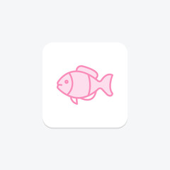 Damselfish, vector, pixel perfect, illustrator file