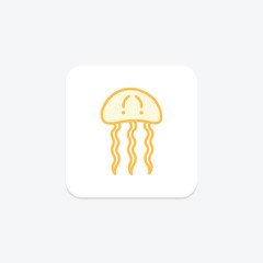 Comb Jelly, vector, pixel perfect, illustrator file