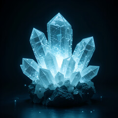 Obraz premium Gout Crystals: Minimalist Glow