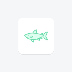 Dogfish, vector, pixel perfect, illustrator file