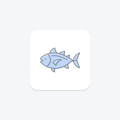 Tuna, vector, pixel perfect, illustrator file
