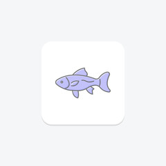 Guppy, vector, pixel perfect, illustrator file