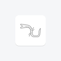 Pipefish, vector, pixel perfect, illustrator file