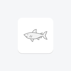 Dogfish, vector, pixel perfect, illustrator file