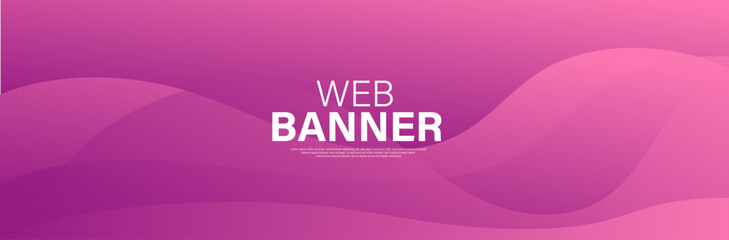 Fototapeta premium Abstract pink background with waves
