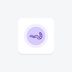 Bristle Worm, vector, pixel perfect, illustrator file