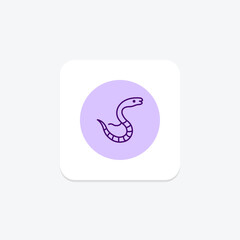 Sea Snake, vector, pixel perfect, illustrator file