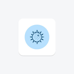 Sea Urchin, vector, pixel perfect, illustrator file