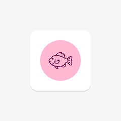 Frogfish, vector, pixel perfect, illustrator file