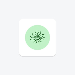 Sea Anemone, vector, pixel perfect, illustrator file