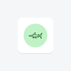Sawfish, vector, pixel perfect, illustrator file
