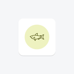 Dogfish, vector, pixel perfect, illustrator file