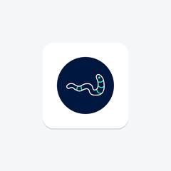 Bristle Worm, vector, pixel perfect, illustrator file
