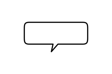 シンプルで可愛い吹き出し