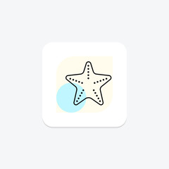 Starfish, vector, pixel perfect, illustrator file