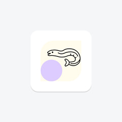 Eel, vector, pixel perfect, illustrator file