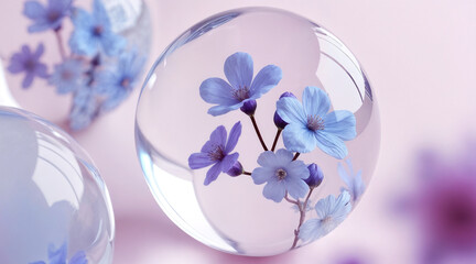 In this enchanted space, cherry flowers dance in orbs of light. The ambiance whispers of springtime dreams. Ethereal and calm, the scene invites peaceful wonder.