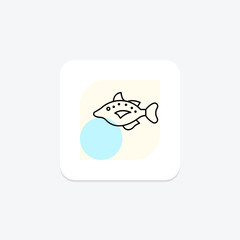 Triggerfish, vector, pixel perfect, illustrator file