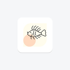 Lionfish, vector, pixel perfect, illustrator file
