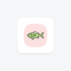 Glassfish, vector, pixel perfect, illustrator file