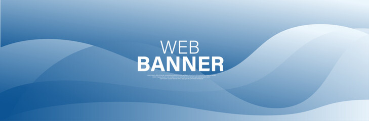 abstract blue background with wave