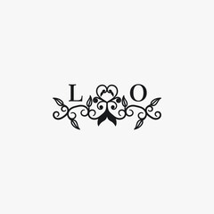 LO Initials Wedding Logo Vector Art  Icons  and Graphics