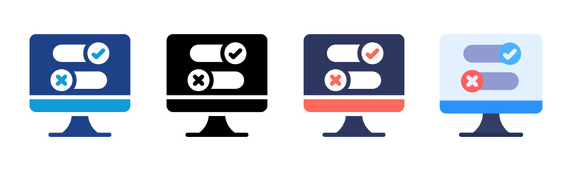 Switch icon sheet multiple style collection