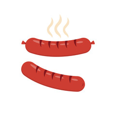 Sausage Icon Set Vector Design.