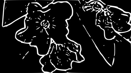 silhouette of a girl