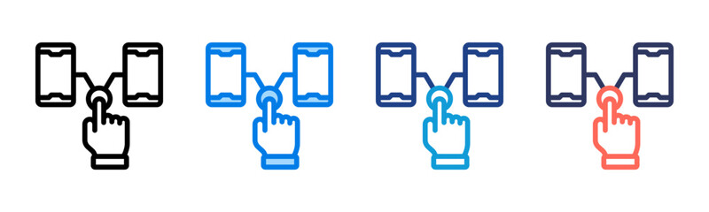 Interaction icon sheet multiple style collection