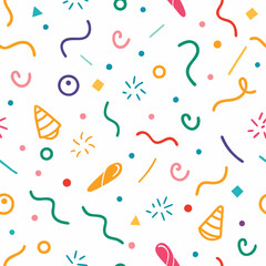 Festive, colorful, and playful pattern design