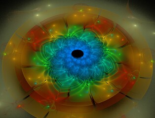 Imaginatory fractal abstract background Image