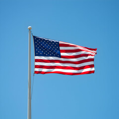 Fototapeta premium American Flag: High-Res Image & Background