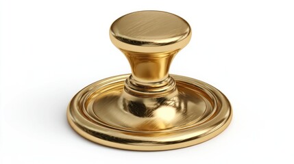 Golden cabinet knob