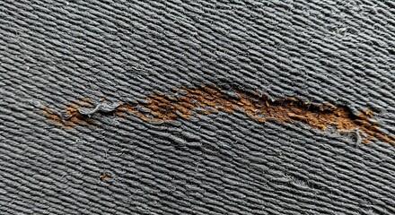 Worn Gray Fabric With Visible Hole Detail