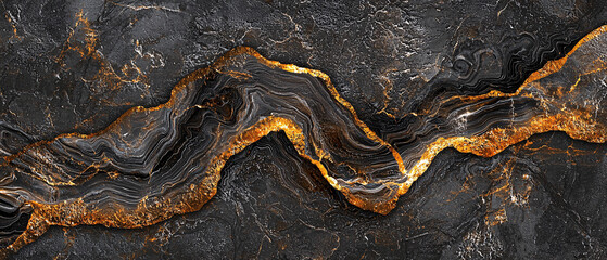 A stunning digital canvas showcasing liquid paint flowing over granule black rock texture in 3D design. Ideal for nature-inspired art, close-up textures, wallpapers, backgrounds, and presentation 