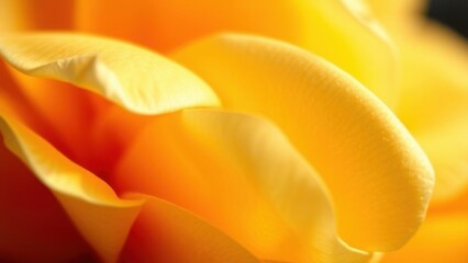 Orange & Cream Blossoms, Citrus Floral Pattern