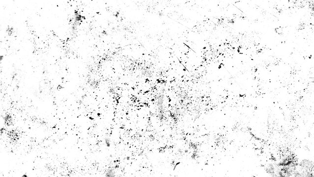 Surface dirt and grime marks on transparent background