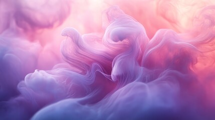 Abstract swirling colors of soft pastels.