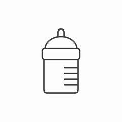baby bottle icon sign vector